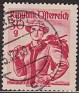 Austria 1948 Trajes Tipicos 30 G Rojo Scott 527. aus 527. Subida por susofe